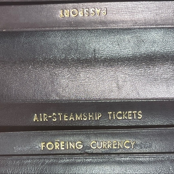 Mark Cross Paris Rare - Antique Lizard Leather Travel Wallet - Collectors item - Picture 10 of 15